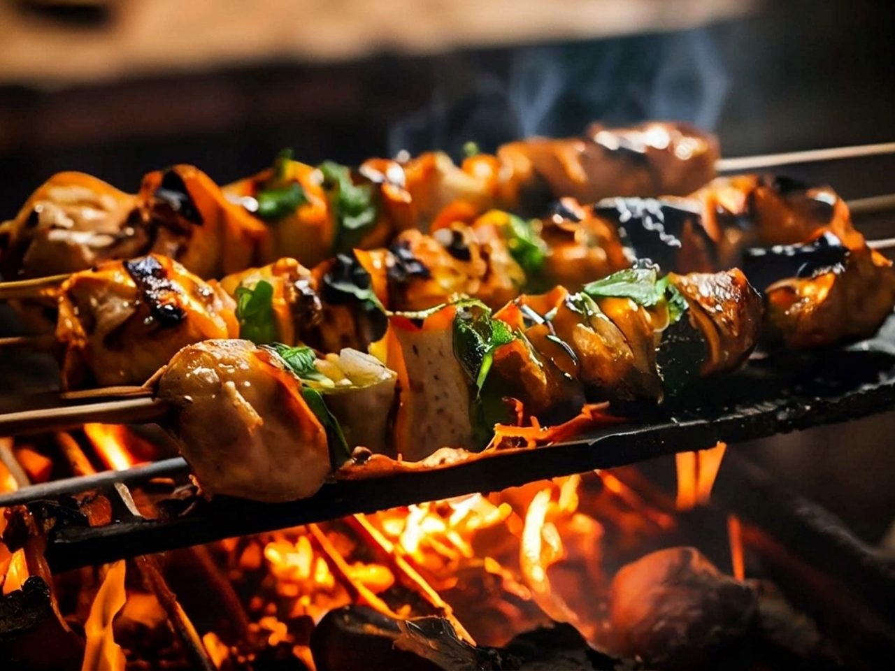 Fire, flavor, and a show